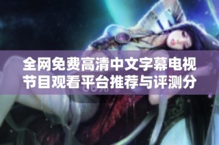 全網(wǎng)免費高清中文字幕電視節(jié)目觀看平臺推薦與評測分享