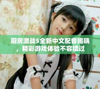 廚房激戰(zhàn)5全新中文配音揭曉，精彩游戲體驗(yàn)不容錯(cuò)過