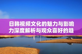 日韓視頻文化的魅力與影響力深度解析與觀眾喜好的趨勢(shì)分析