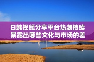 日韓視頻分享平臺熱潮持續(xù) 暴露出哪些文化與市場的差異