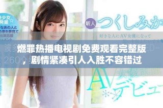 燃罪熱播電視劇免費觀看完整版，劇情緊湊引人入勝不容錯過