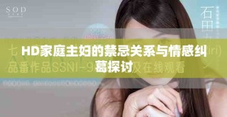 HD家庭主婦的禁忌關系與情感糾葛探討