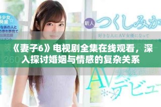 《妻子6》電視劇全集在線觀看，深入探討婚姻與情感的復雜關(guān)系