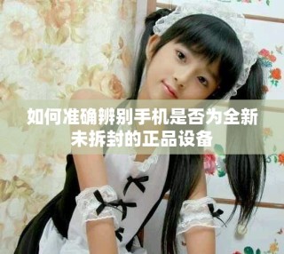 如何準確辨別手機是否為全新未拆封的正品設備