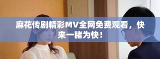 麻花傳劇精彩MV全網(wǎng)免費觀看，快來一睹為快！