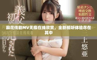 麻花傳劇MV無痕在線欣賞，全新視聽體驗(yàn)盡在其中