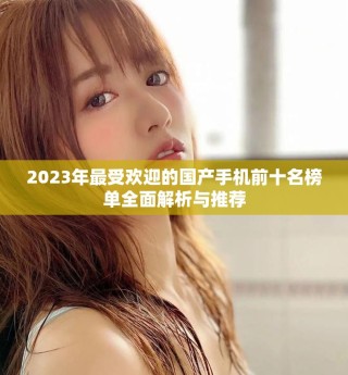 2023年最受歡迎的國(guó)產(chǎn)手機(jī)前十名榜單全面解析與推薦