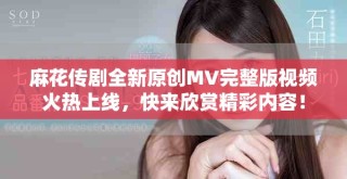 麻花傳劇全新原創(chuàng)MV完整版視頻火熱上線，快來欣賞精彩內(nèi)容！