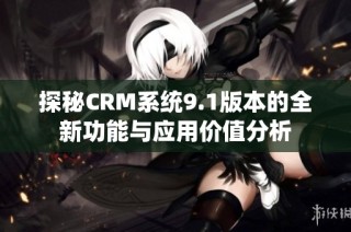 探秘CRM系統(tǒng)9.1版本的全新功能與應用價值分析
