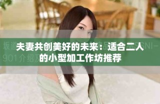 夫妻共創(chuàng)美好的未來(lái)：適合二人的小型加工作坊推薦