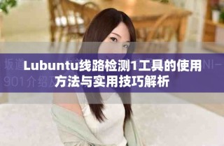 Lubuntu線路檢測1工具的使用方法與實(shí)用技巧解析