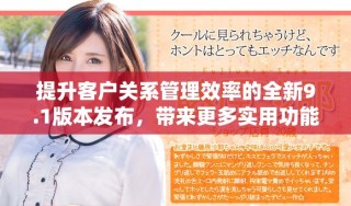 提升客戶關(guān)系管理效率的全新9.1版本發(fā)布，帶來更多實(shí)用功能