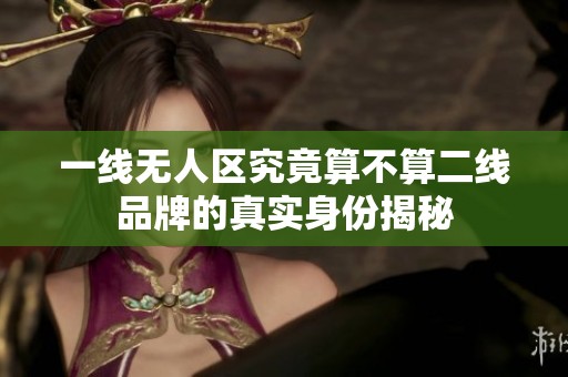 一線無人區(qū)究竟算不算二線品牌的真實身份揭秘