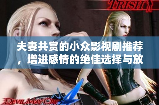 夫妻共賞的小眾影視劇推薦，增進(jìn)感情的絕佳選擇與放松體驗(yàn)