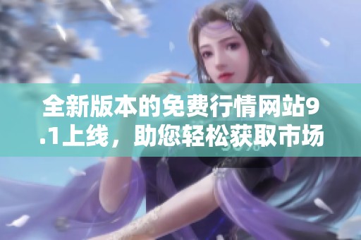 全新版本的免費(fèi)行情網(wǎng)站9.1上線，助您輕松獲取市場動(dòng)態(tài)信息