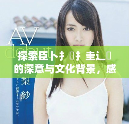 探索臣卜扌喿扌圭辶畐的深意與文化背景，感受中華傳統(tǒng)的魅力