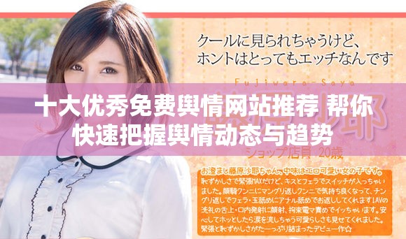 十大優(yōu)秀免費輿情網(wǎng)站推薦 幫你快速把握輿情動態(tài)與趨勢