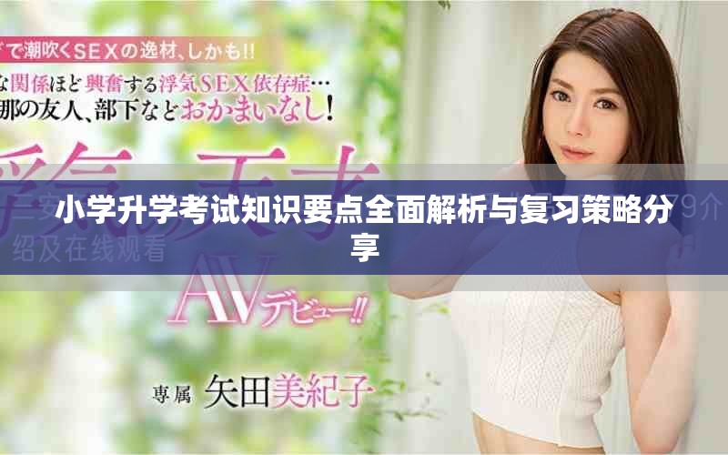 小學(xué)升學(xué)考試知識要點(diǎn)全面解析與復(fù)習(xí)策略分享