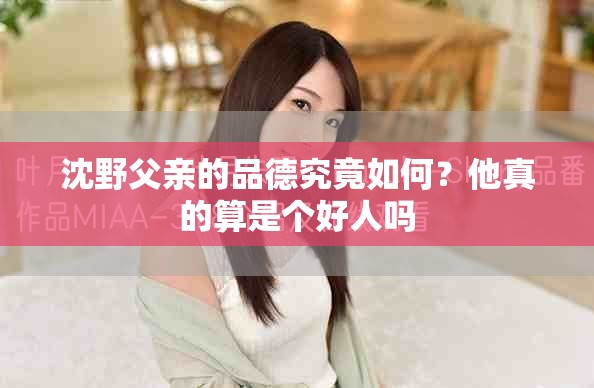 沈野父親的品德究竟如何？他真的算是個好人嗎