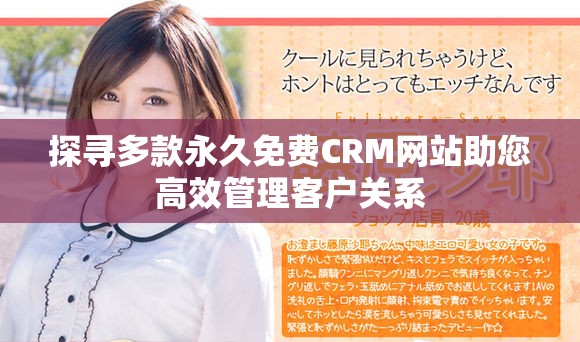探尋多款永久免費(fèi)CRM網(wǎng)站助您高效管理客戶(hù)關(guān)系