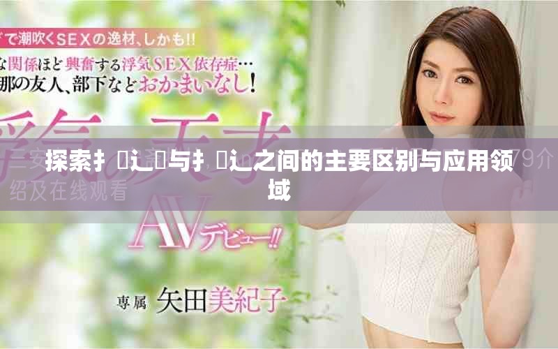 探索扌喿辶畑與扌喿辶之間的主要區(qū)別與應用領域