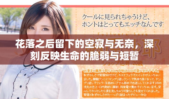 花落之后留下的空寂與無奈，深刻反映生命的脆弱與短暫