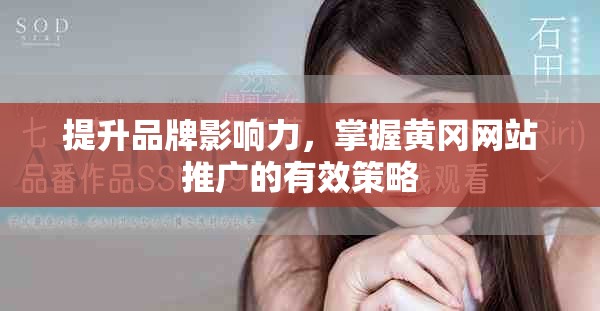 提升品牌影響力，掌握黃岡網(wǎng)站推廣的有效策略