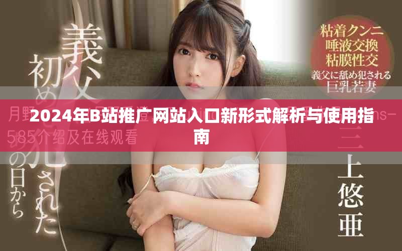 2024年B站推廣網站入口新形式解析與使用指南